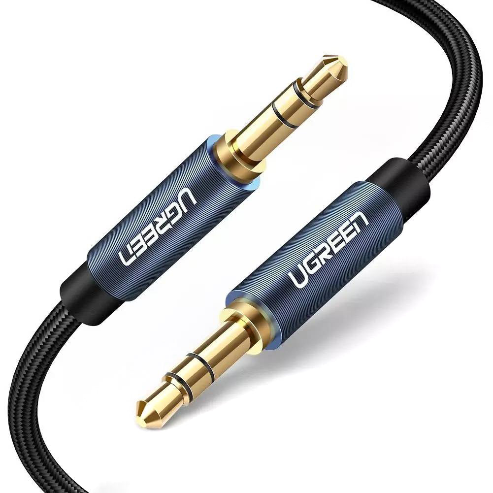 Audio kábel 3.5mm - 3.5mm UGREEN AV112, 1m, Modrý
