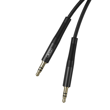 Audio kábel 3.5mm - 3.5mm XO Design NB-R175A, 1m, čierny