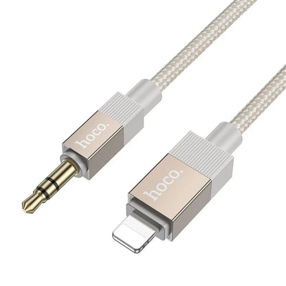 Audio kábel Lightning - 3.5mm HOCO UPA32A, 1m, Zlatý