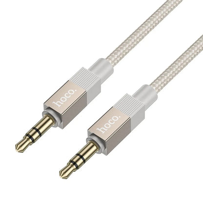 Audio kábel 3.5mm - 3.5mm HOCO UPA32, 1m, Zlatý