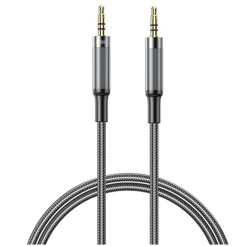 Audio kábel 3.5mm - 3.5mm XO Design NB-R279C, 1m, čierny