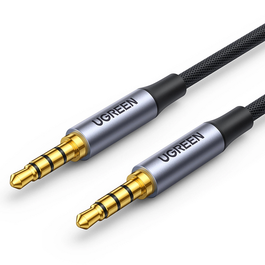 Audio kábel 3,5 mm - 3,5 mm UGREEN AV183, 1,5 m, čierny