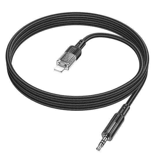 Audio kábel Lightning - 3.5mm HOCO UPA27, 1.2m, Čierny