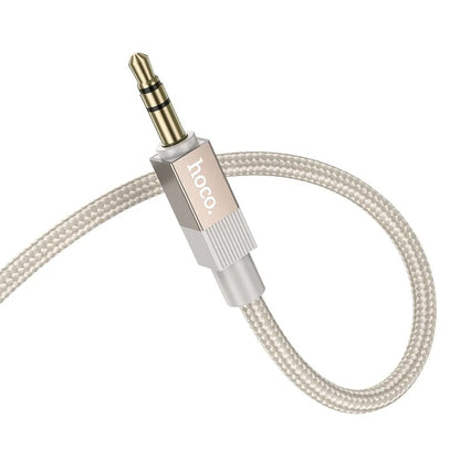 Audio kábel 3.5mm - 3.5mm HOCO UPA32, 1m, Zlatý