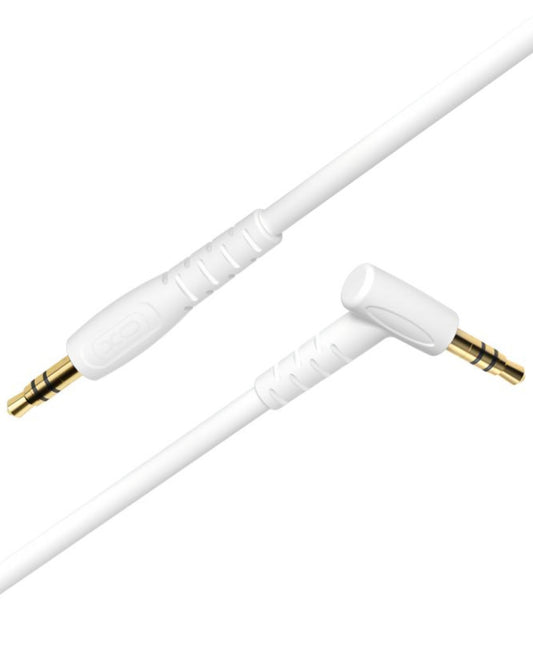 Audio kábel 3.5mm - 3.5mm XO Design NB-R272, 1m, Biela