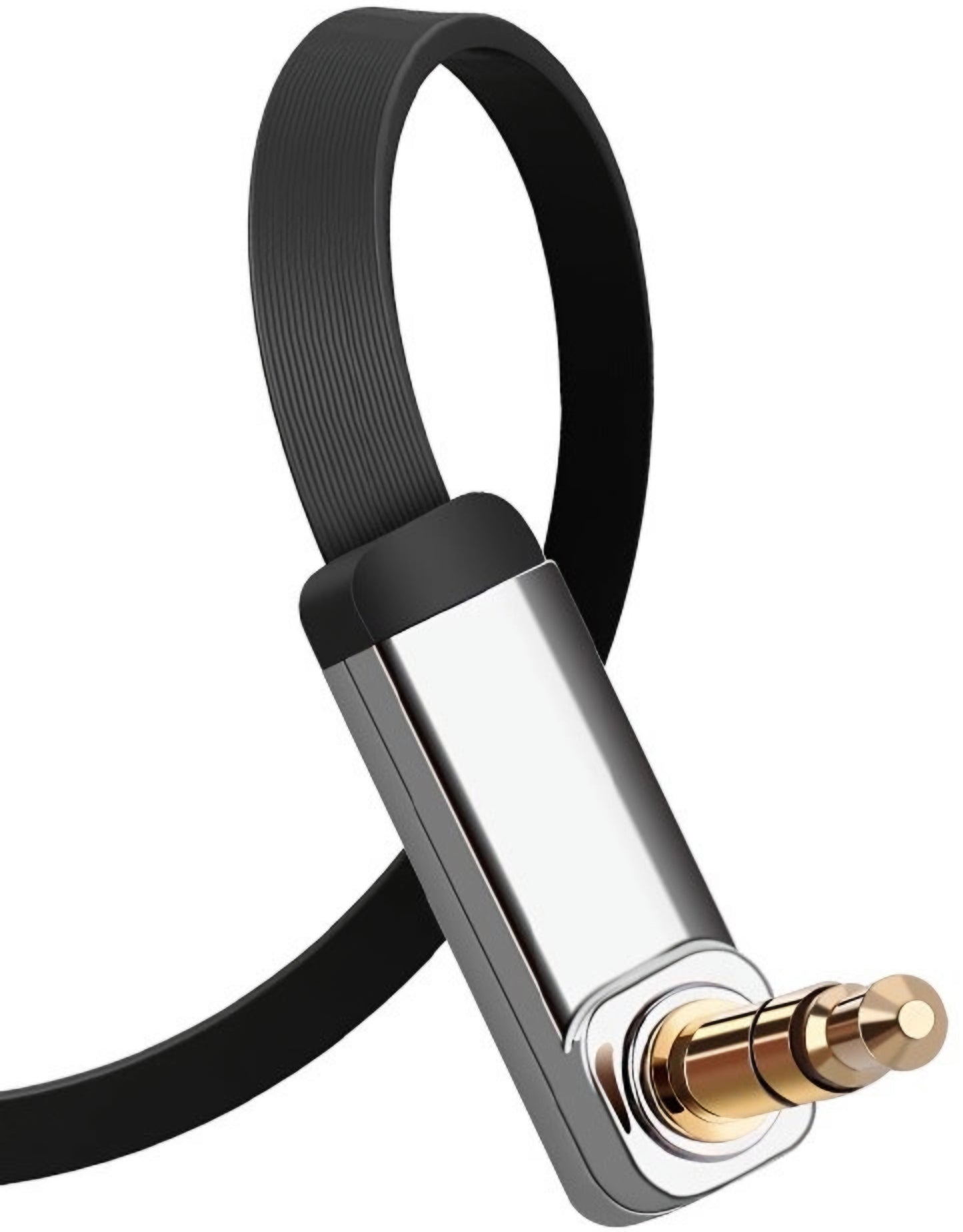 Audio kábel 3.5mm - 3.5mm UGREEN AV119 Angled, 3m, čierny