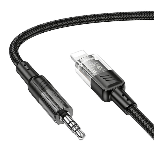 Audio kábel Lightning - 3.5mm HOCO UPA27, 1.2m, Čierny
