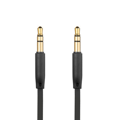 Audio kábel 3.5mm - 3.5mm Fixed, 1m, Čierny