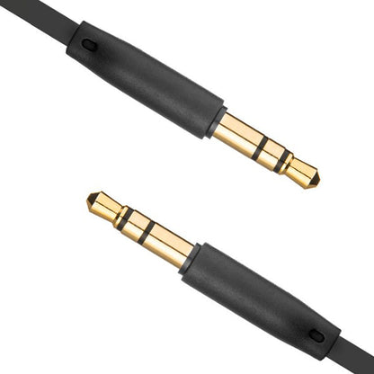 Audio kábel 3.5mm - 3.5mm Fixed, 1m, Čierny