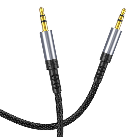 Audio kábel 3.5mm - 3.5mm Lito LA01D, 1m, čierny