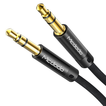 Audio kábel 3.5mm - 3.5mm McDodo CA-6640, 1.2m, čierny