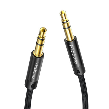 Audio kábel 3.5mm - 3.5mm McDodo CA-6640, 1.2m, čierny