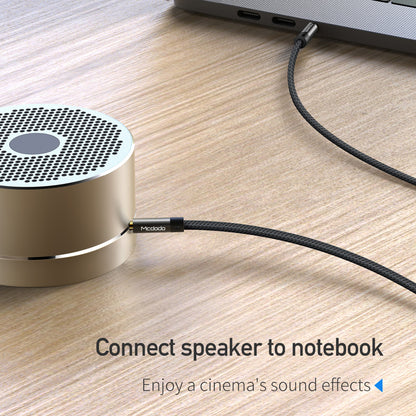 Audio kábel 3.5mm - 3.5mm McDodo CA-6640, 1.2m, čierny