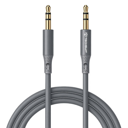 Audio Cable 3.5mm - 3.5mm Techsuit AC3 SoundFlex, 1m, Grey