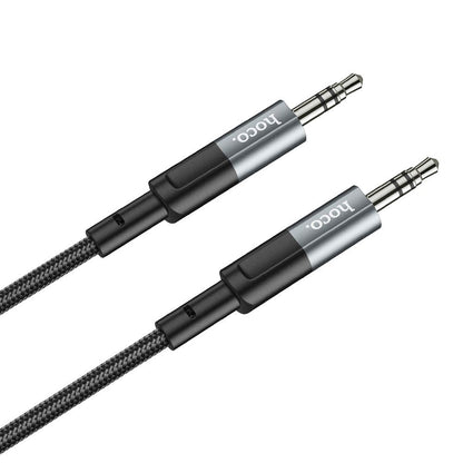 Audio kábel 3.5mm - 3.5mm HOCO UPA23, 1m, Sivý