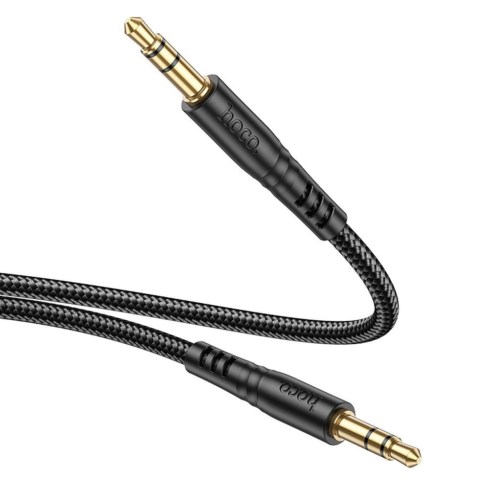 Audio kábel 3.5mm - 3.5mm HOCO UPA24, 1m, čierny