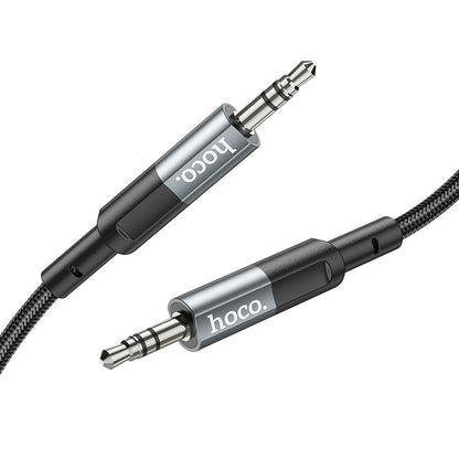 Audio kábel 3.5mm - 3.5mm HOCO UPA23, 1m, Sivý