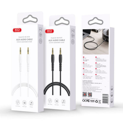 Audio kábel 3.5mm - 3.5mm XO Design NB-R270, 1m, Čierny