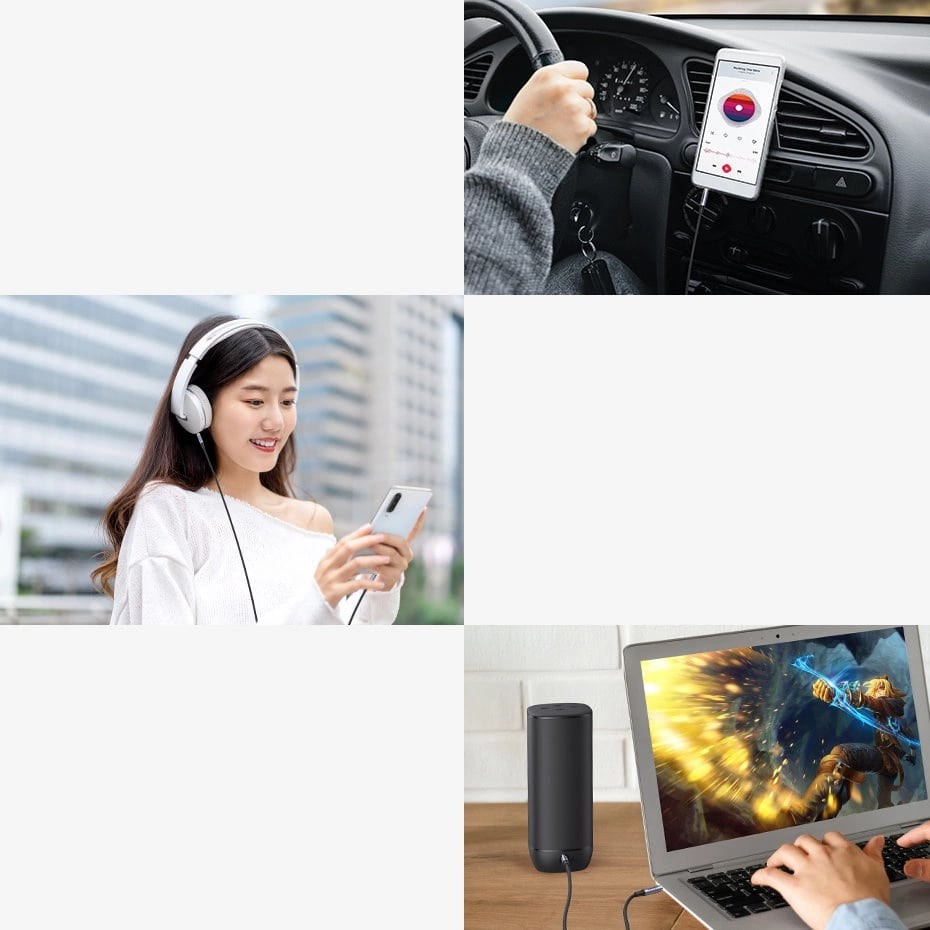 Audio kábel 3.5mm - 3.5mm UGREEN AV183, 3m, čierny