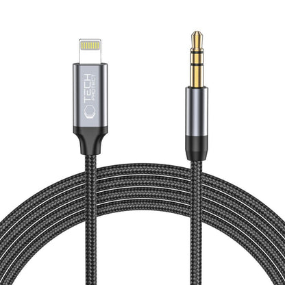 Audio kábel Lightning - 3.5mm Tech-Protect Ultraboost, 1m, Čierny