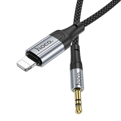 Audio kábel Lightning - 3.5mm HOCO UPA26, 1m, čierny