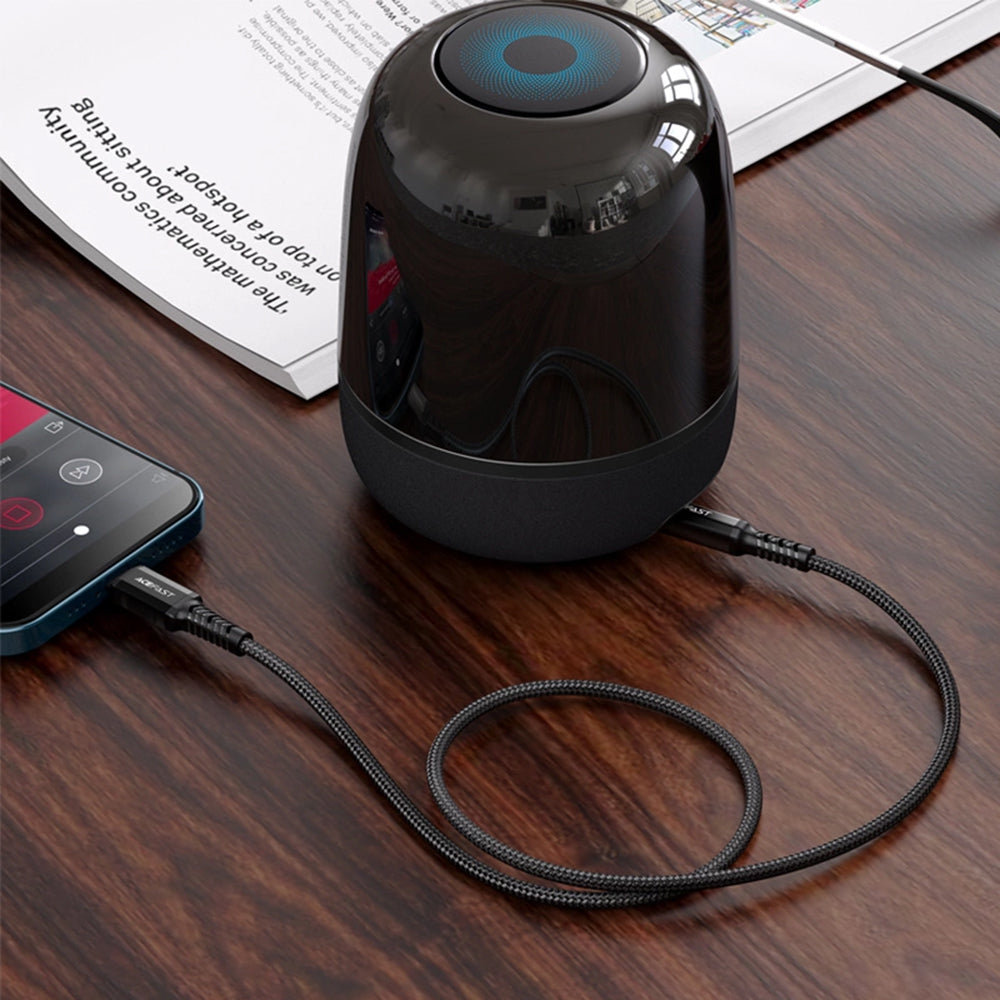 Lightning Audio Cable - 3.5mm Acefast C1-06, 1.2m, Black