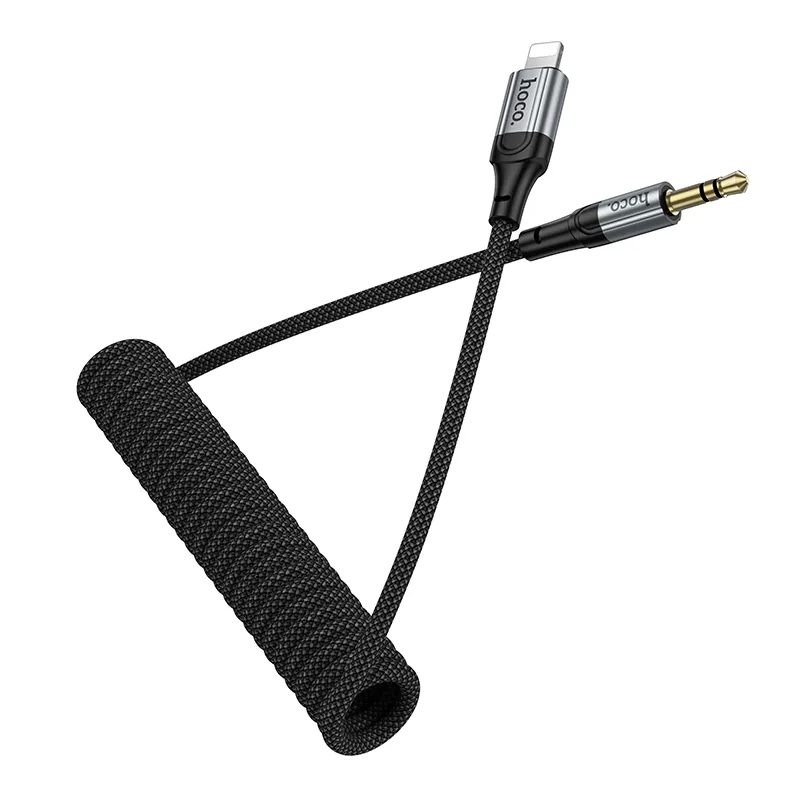 Lightning Audio Cable - 3.5mm HOCO UPA33A, 1.5m, Black