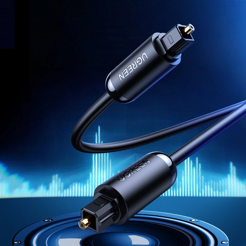 Optický audio kábel UGREEN AV122, Toslink / SPDIF, 1,5 m, čierny