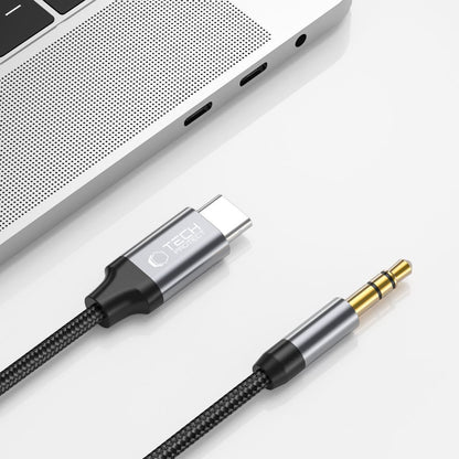 Audio kábel USB-C - 3.5mm Tech-Protect Ultraboost, 1m, Čierny