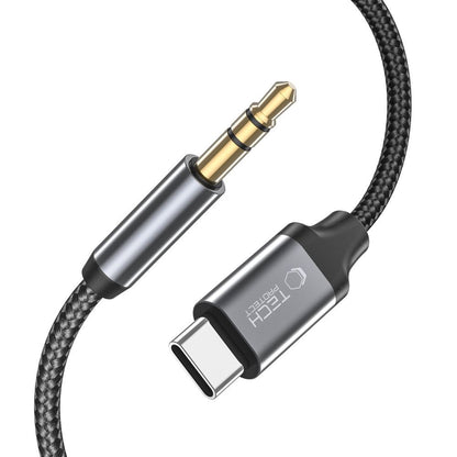 Audio kábel USB-C - 3.5mm Tech-Protect Ultraboost, 1m, Čierny