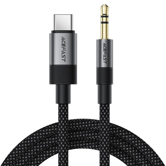 Audio kábel USB-C - 3.5mm Acefast J11, 1m, čierny