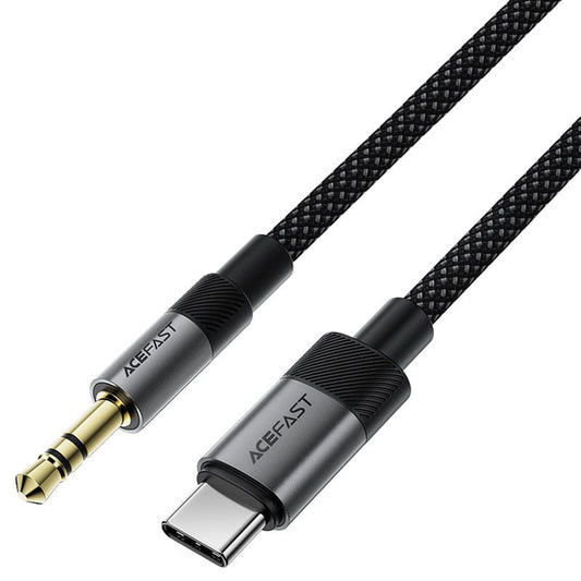 Audio kábel USB-C - 3.5mm Acefast J11, 1m, čierny