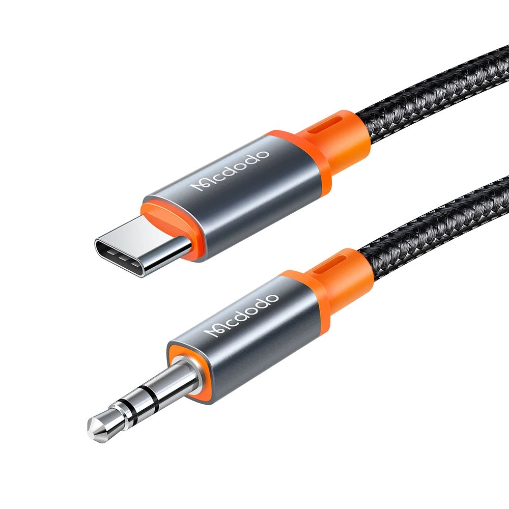 Audio kábel USB-C - 3.5mm McDodo CA-0820 Castle, 1.2m, Čierny