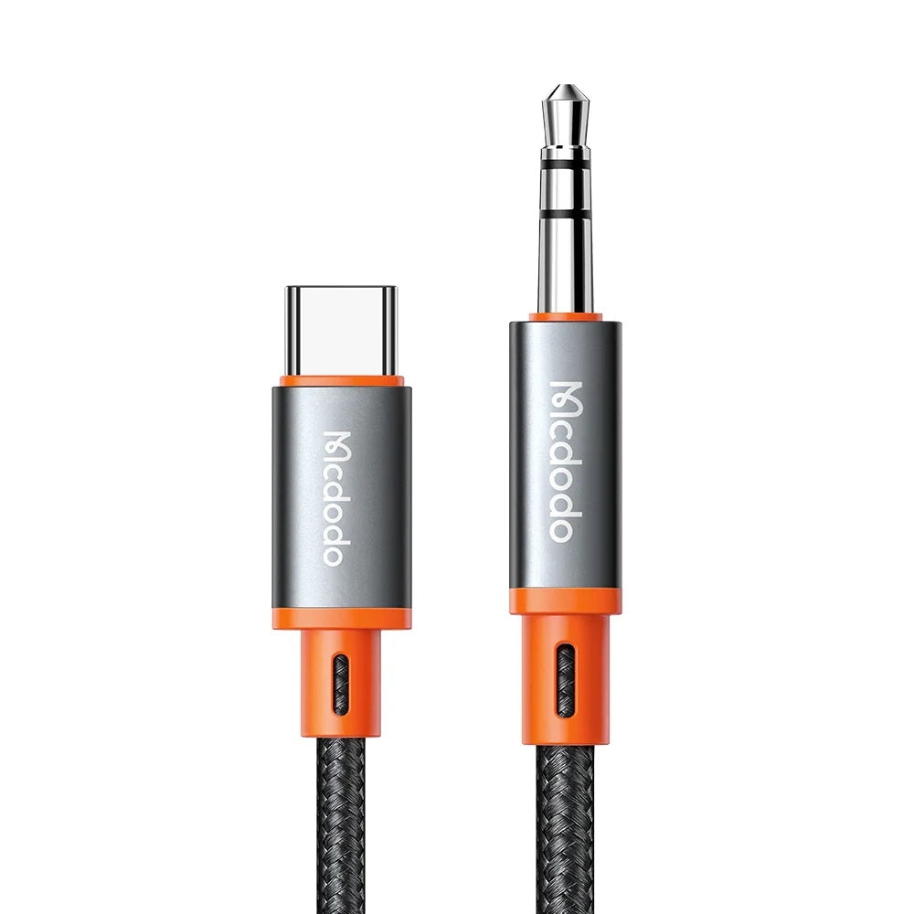 Audio kábel USB-C - 3.5mm McDodo CA-0820 Castle, 1.2m, Čierny