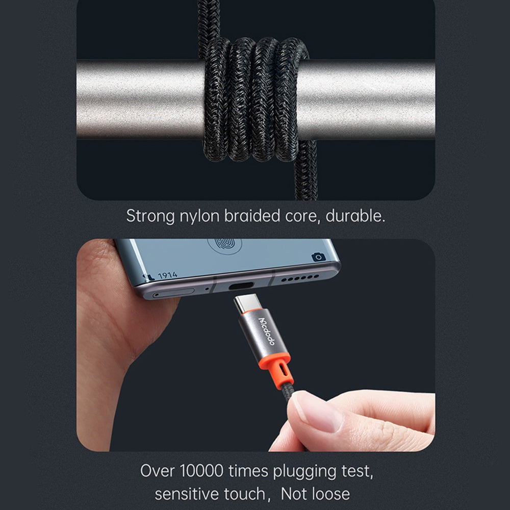 Audio kábel USB-C - 3.5mm McDodo CA-0820 Castle, 1.2m, Čierny
