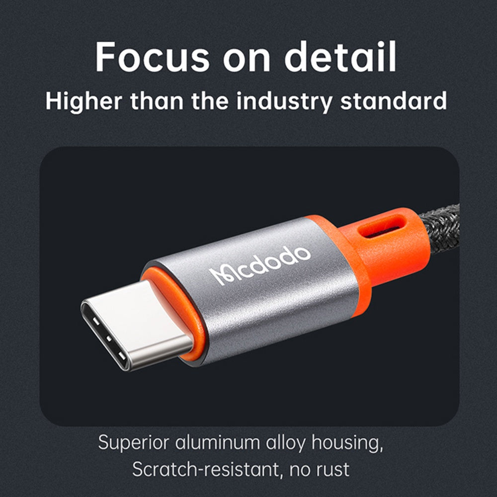 Audio kábel USB-C - 3.5mm McDodo CA-0820 Castle, 1.2m, Čierny