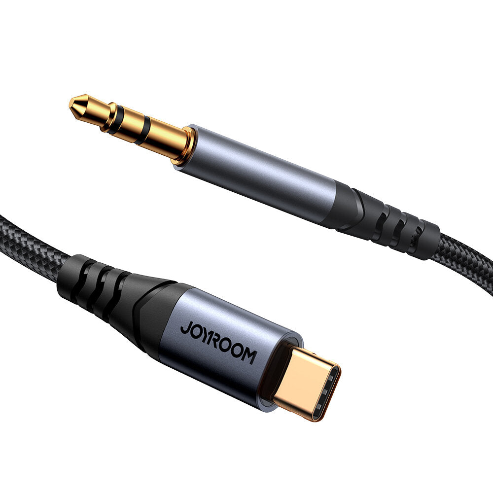 Audio kábel USB-C - 3.5mm Joyroom SY-A07, 1.2m, čierny