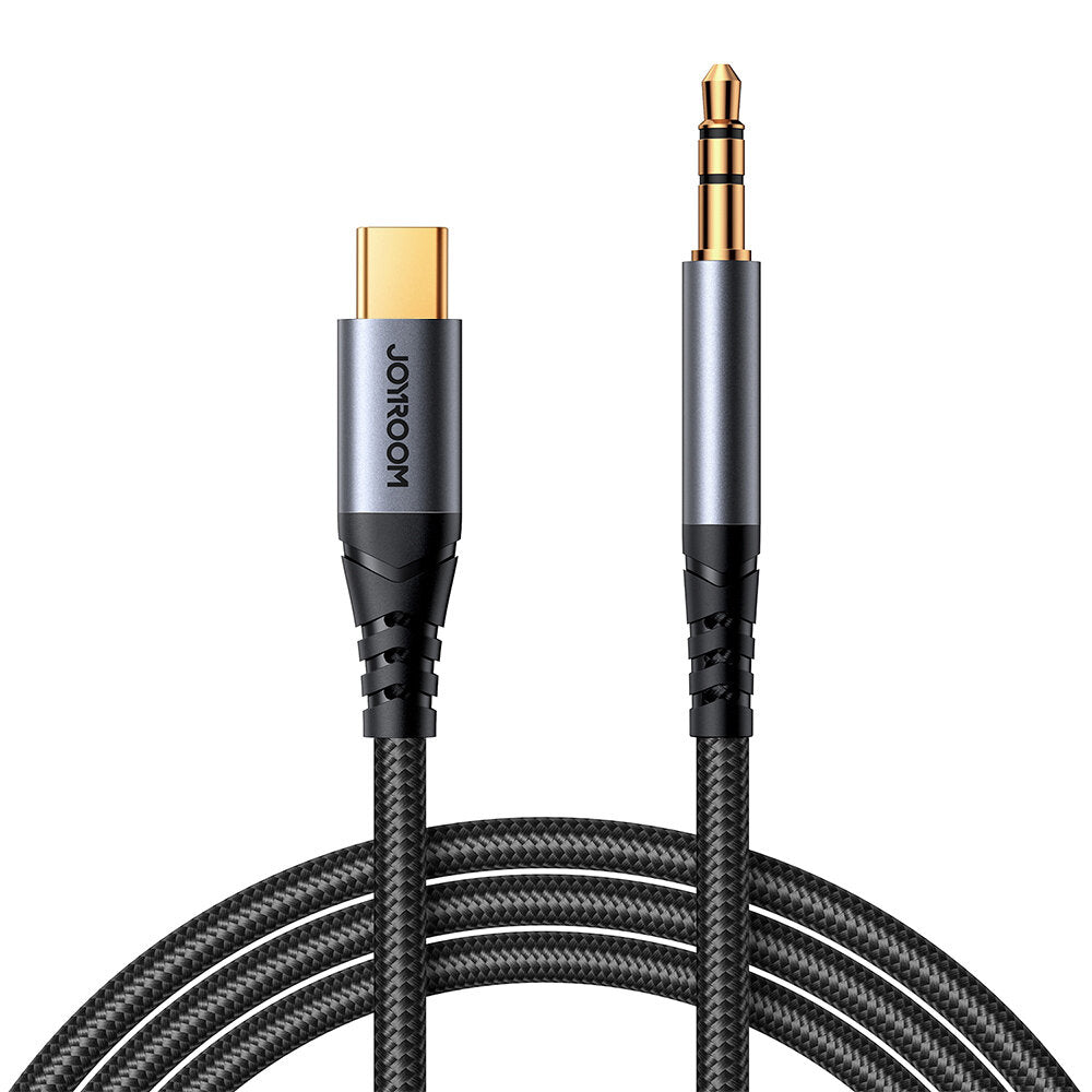 Audio kábel USB-C - 3.5mm Joyroom SY-A07, 1.2m, čierny
