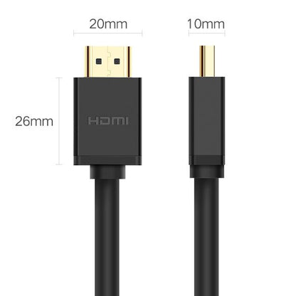 Video kábel UGREEN HD104, HDMI - HDMI, 4K, 5m, Čierny