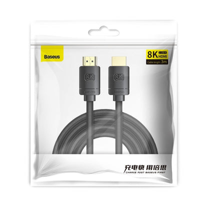 Video kábel Baseus High Definition Series, HDMI - HDMI, 8K, 3m, Čierny CAKGQ-L01