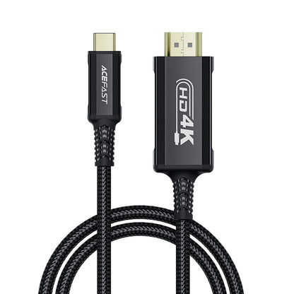 Audio a Video Kábel USB-C - HDMI Acefast C1-10, 1.8m, Čierny