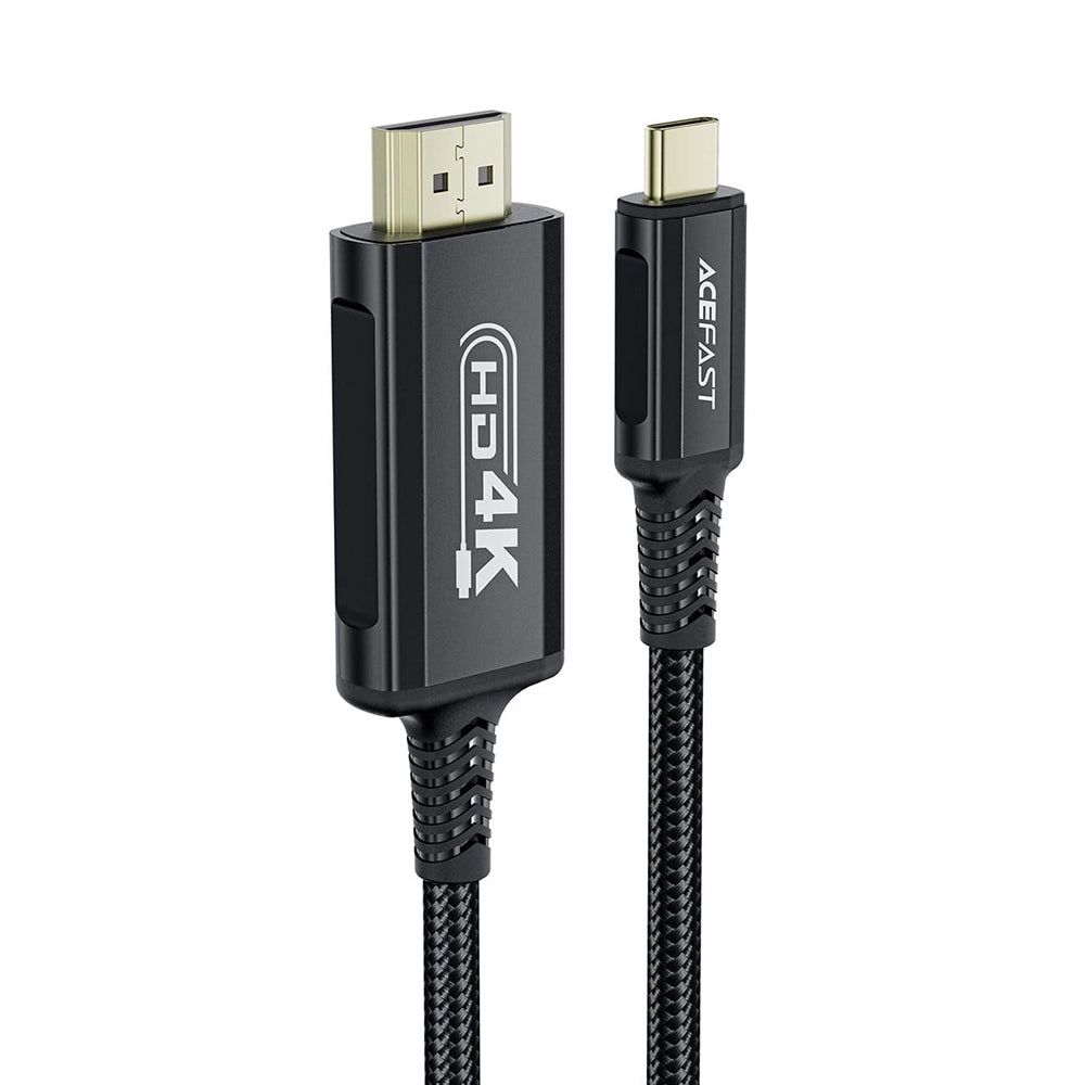 Audio a Video Kábel USB-C - HDMI Acefast C1-10, 1.8m, Čierny
