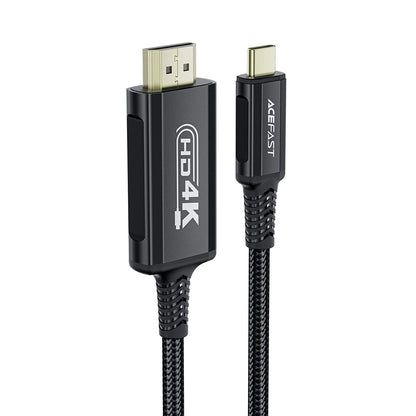 Audio a Video Kábel USB-C - HDMI Acefast C1-10, 1.8m, Čierny