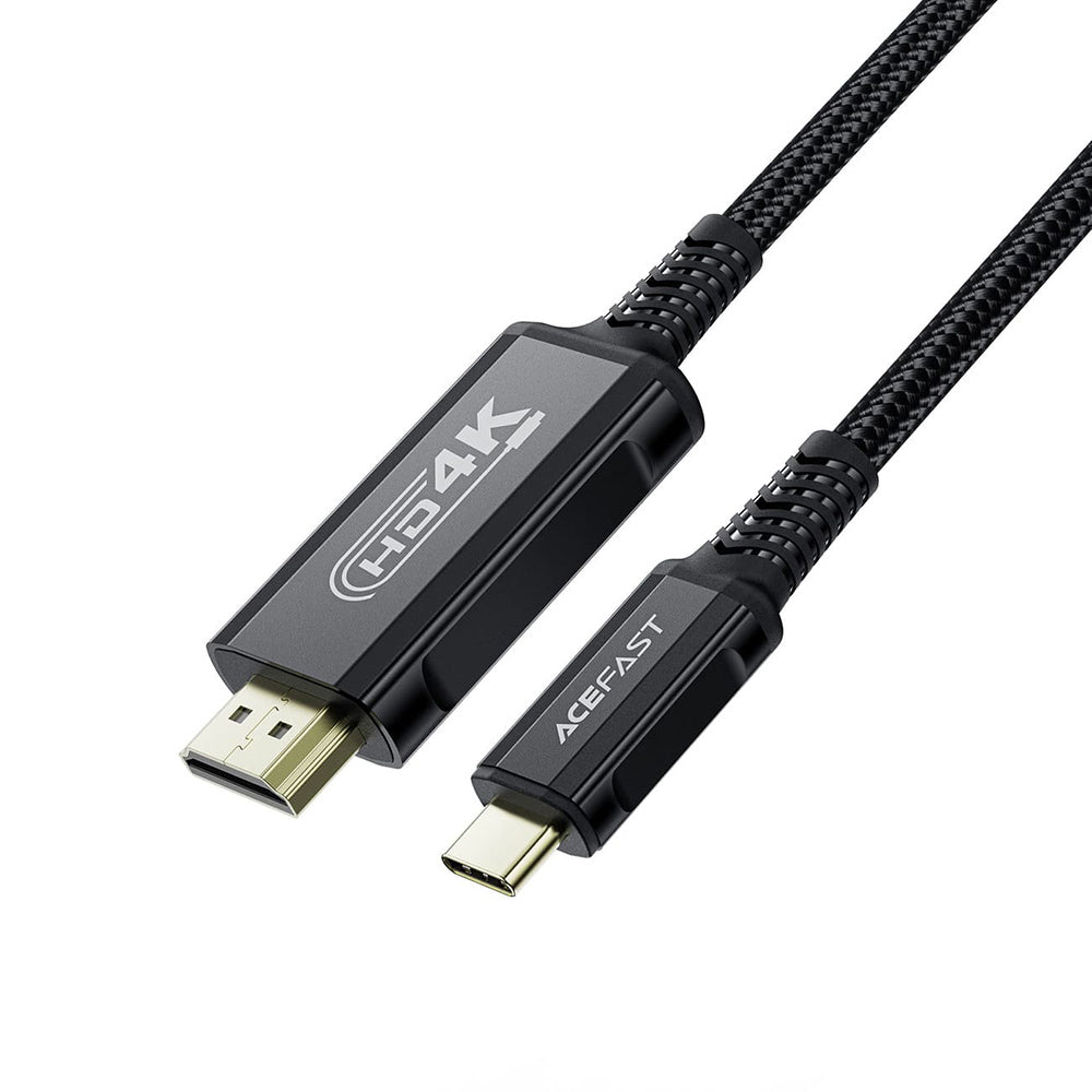 Audio a Video Kábel USB-C - HDMI Acefast C1-10, 1.8m, Čierny