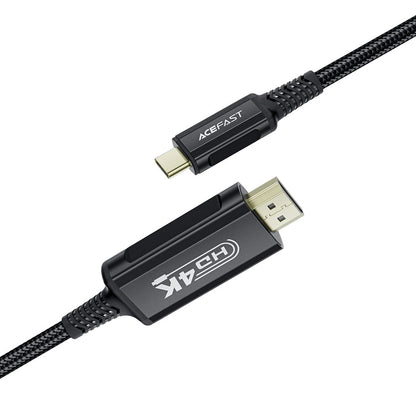 Audio a Video Kábel USB-C - HDMI Acefast C1-10, 1.8m, Čierny