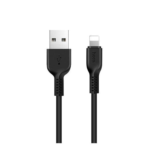 Dátový a nabíjací kábel USB-A - Lightning HOCO Flash X20, 18W, 1m, čierny