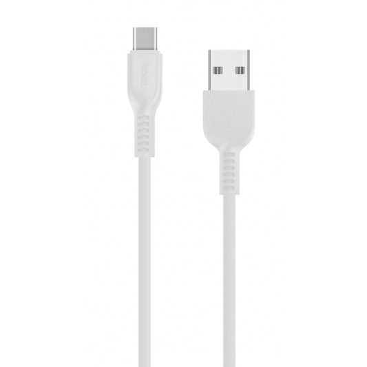Dátový a nabíjací kábel USB-A - USB-C HOCO Flash X20, 18W, 3m, biely