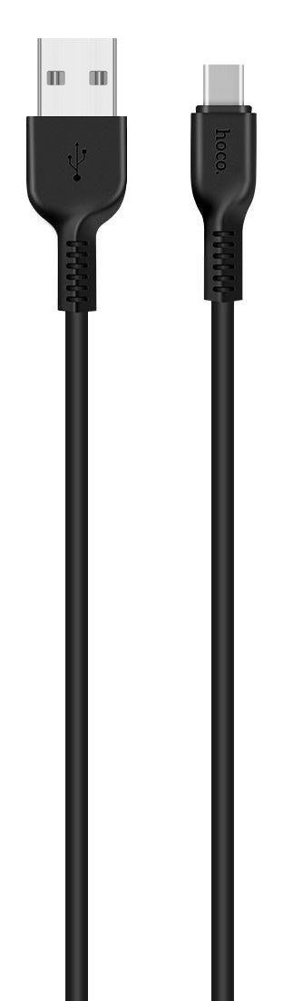 Dátový a nabíjací kábel USB-A - USB-C HOCO Flash X20, 18W, 1m, čierny