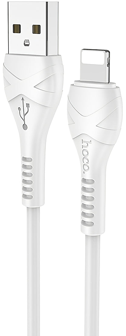 Dátový a nabíjací kábel USB-A - Lightning HOCO X37, 18W, 1m, Biela