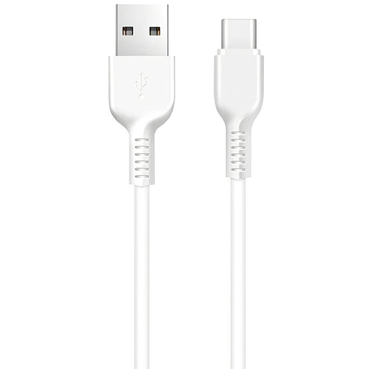 Dátový a nabíjací kábel USB-A - USB-C HOCO Flash X20, 18W, 1m, Biela